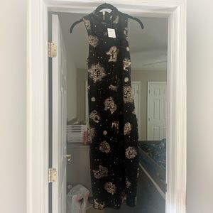 Urban Outfitters NWT Black Velvet Dress